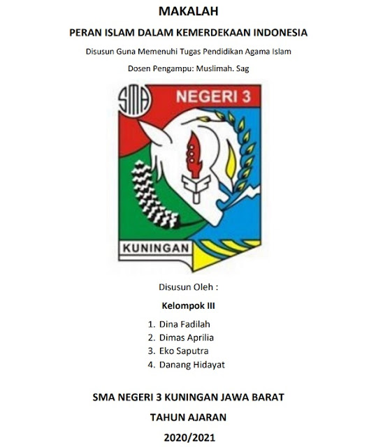 Contoh Cover Makalah