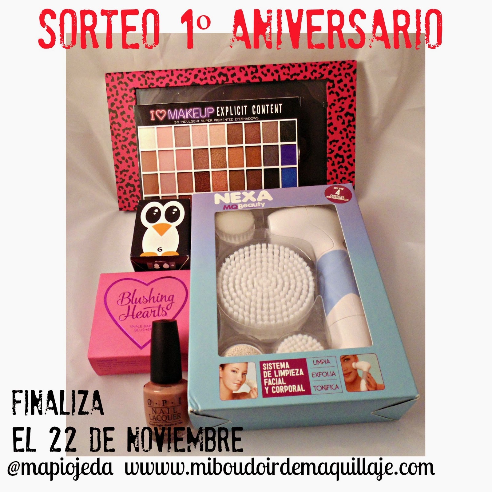 SORTEO EN MI BOUDOIR DE MAQUILLAJE