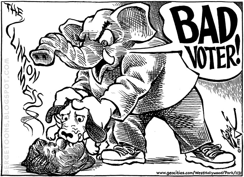 Berge's Cartoon Blog: Impeach Bill, Volume 2