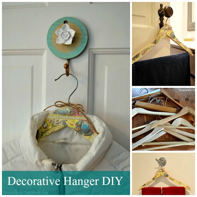 Wooden Hanger Decoupage DIY