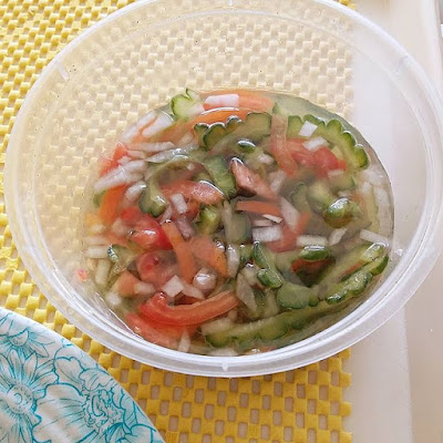 atcharang ampalaya, pickled ampalaya, ampalaya salad
