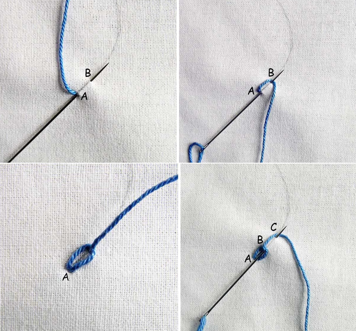 Hướng dẫn thêu móc xích