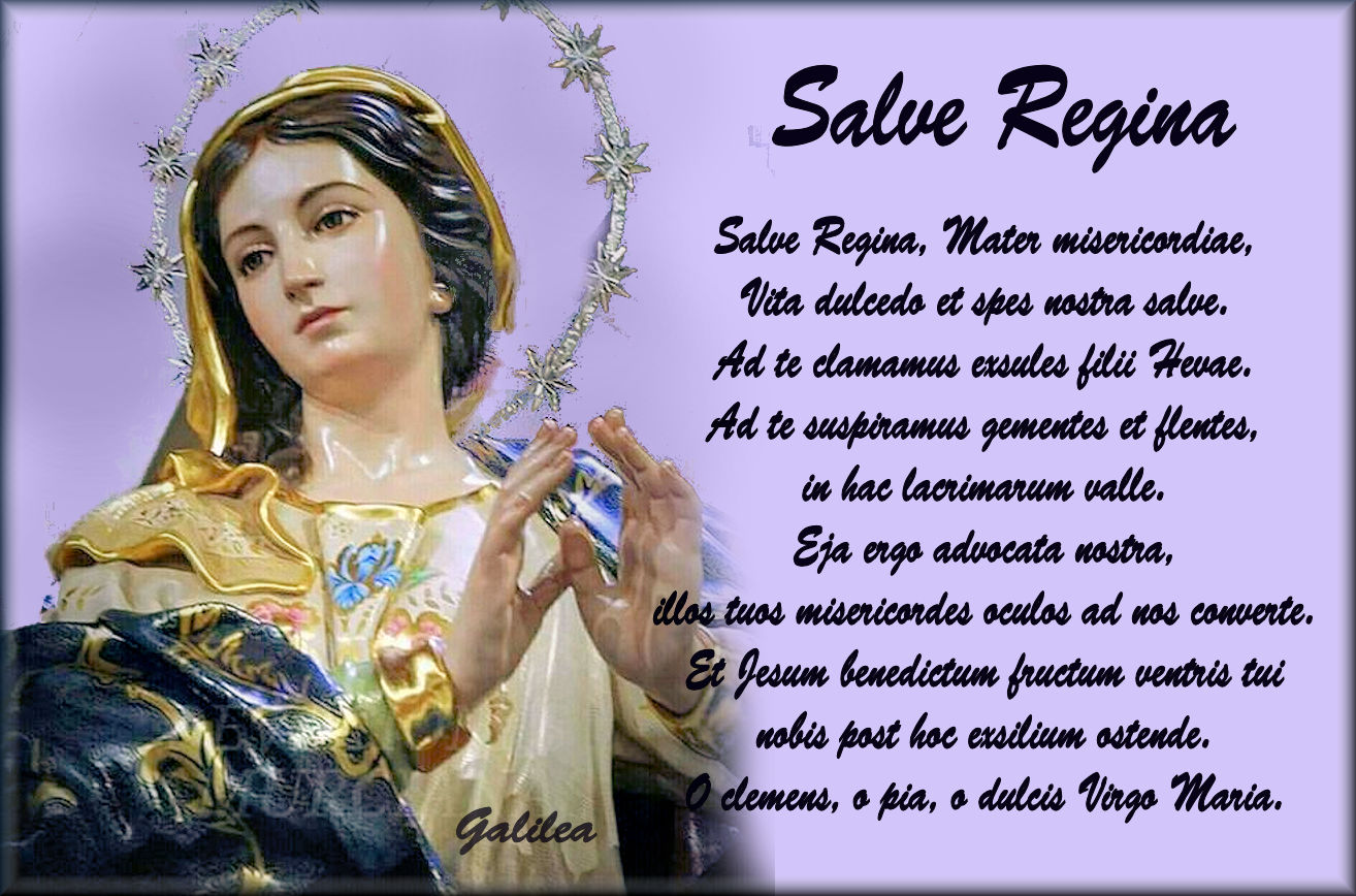 Imágenes religiosas de Galilea Salve Regina