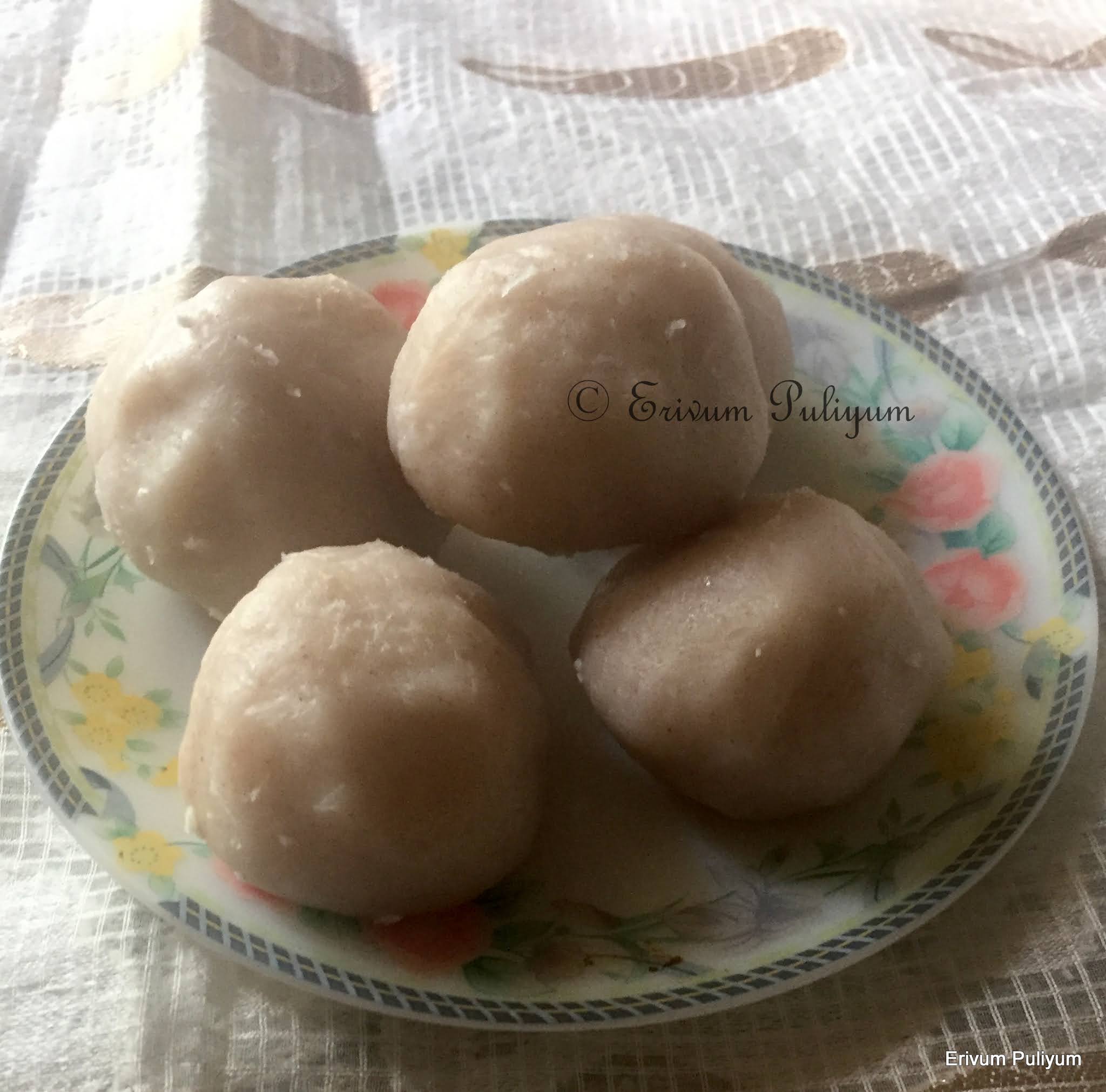 Erivum Puliyum Chakka kozhukatta Steamed Jackfruit Dumplings Step