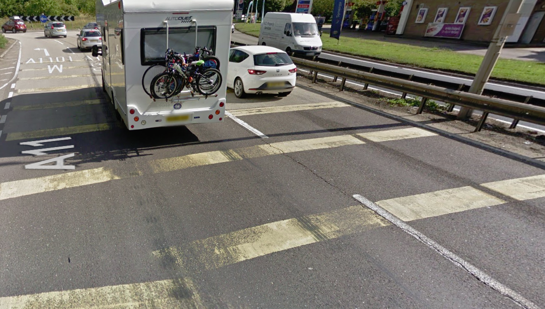 Houghton Regis Notes Houghton Regis Signage on A5 north of Houghton Regis