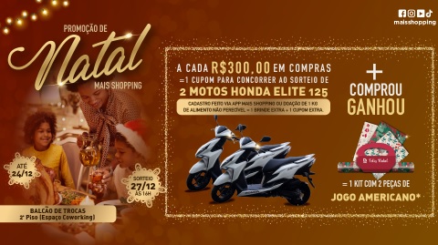 Promoção de Natal Mais Shopping 2021