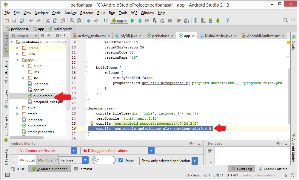 How To Add Admob Banner Ads In App With Android Studio Inarasiyaz