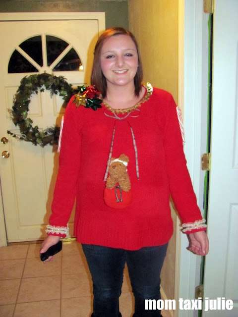 Mom Taxi Julie: Ugly Sweater Party