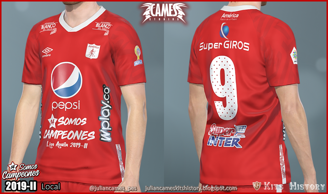 Camisetas Umbro de América de Cali 2019-I - Todo Sobre Camisetas