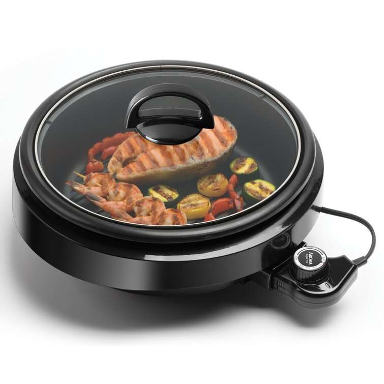 Review ﻿Aroma 3 Quart 3in1 Grillet™ with Lid Electric Grills & Griddles
