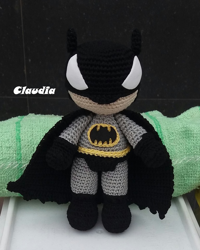 lindas manualidades: Batman tejido a crochet