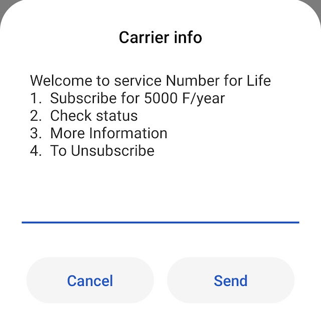 MTN Cameroon Number for life