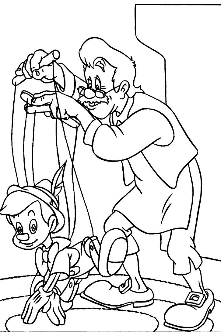 Pinocchio e Geppetto