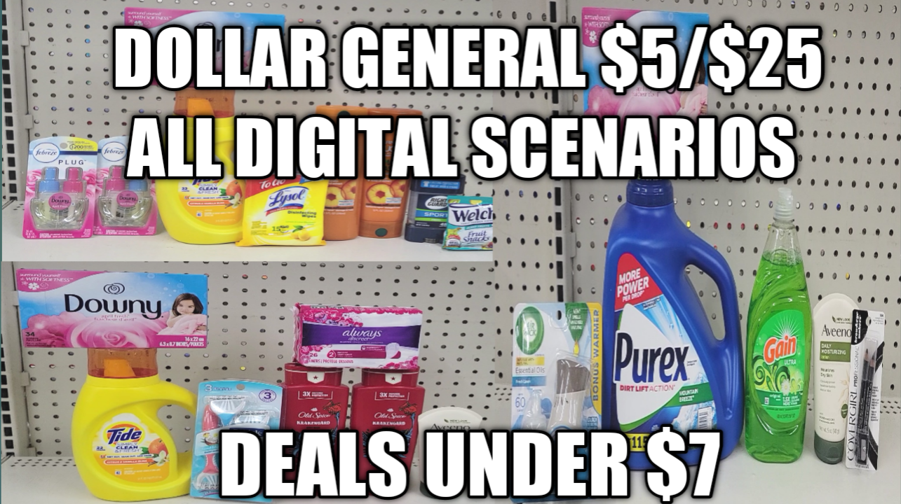 DOLLAR GENERAL 5/25 ALL DIGITAL DEALS LOW OOP DEALS