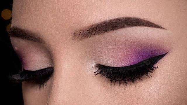 7 Best Summer Daytime Looks purple eyeshadow