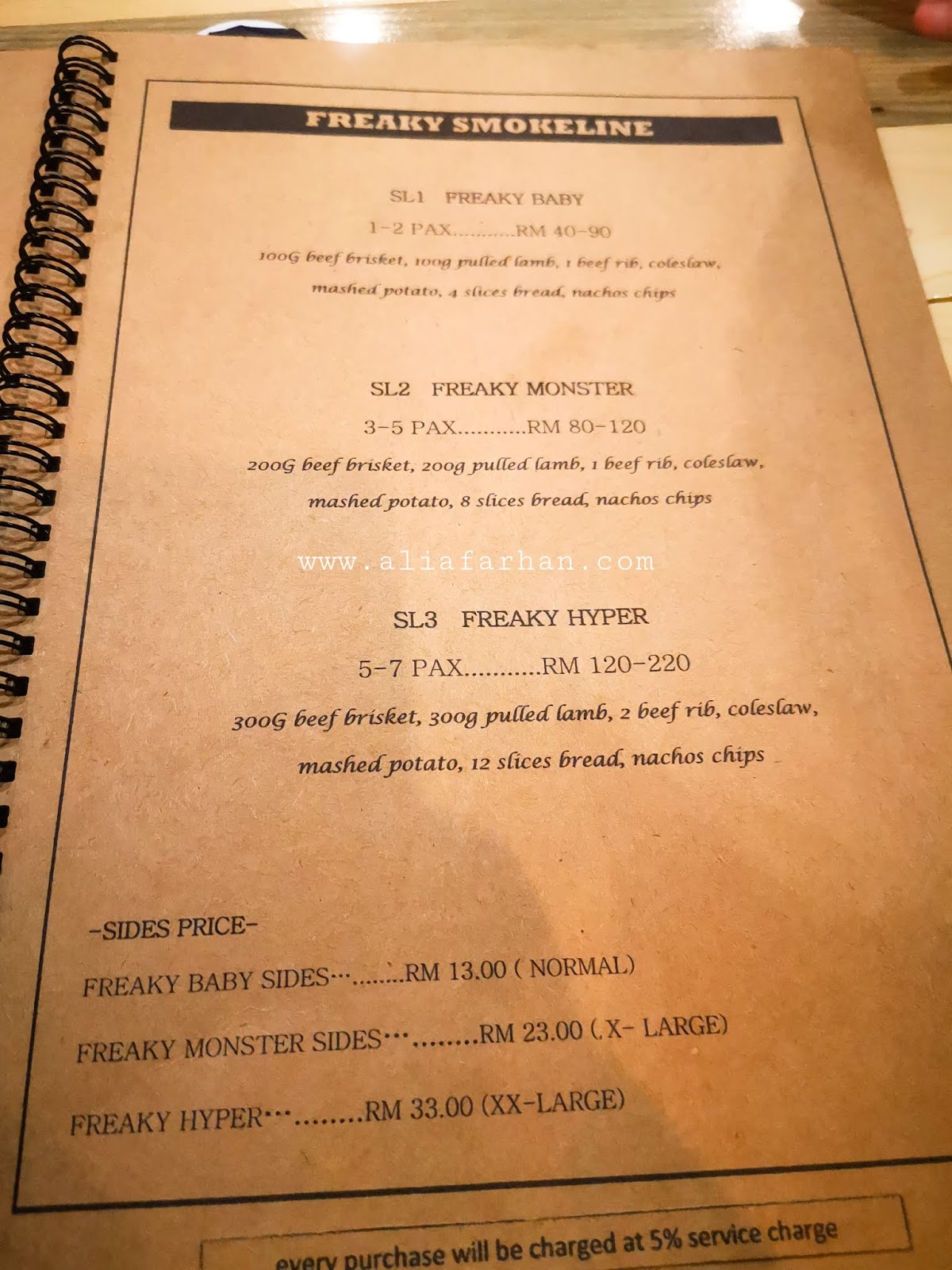 Food Review Meat Freak BBQ, Alor Setar ALIA FARHAN