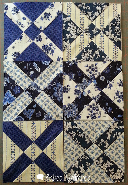 BabcoUnlimited.blogspot.com - Old Italian Quilt, Blue & White Quilt, 2 color Quilts