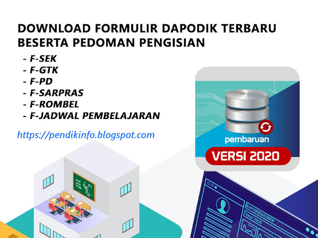 Download Seluruh Formulir Dapodik 2020 dan Pedomannya