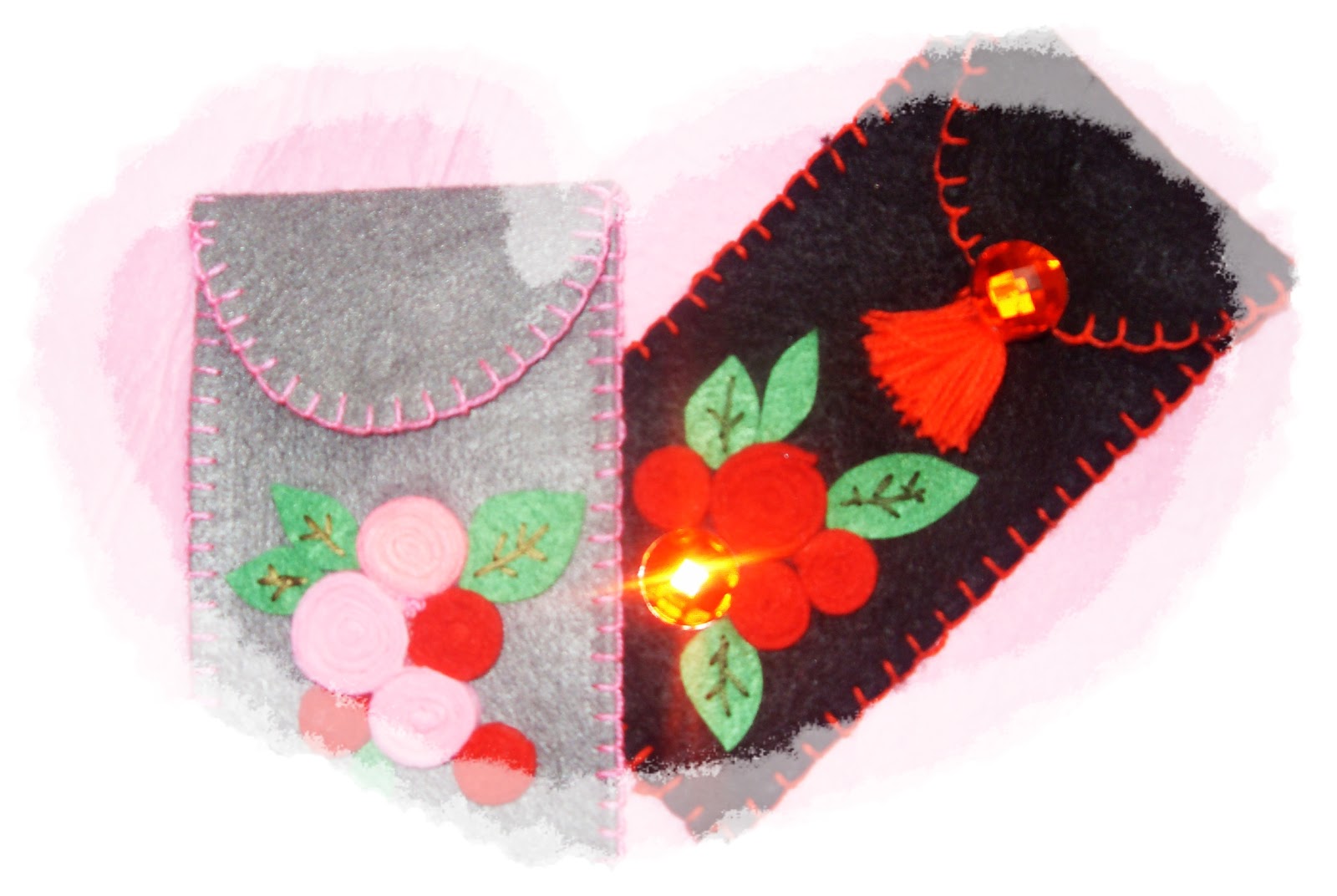 * Havuçla Maydanoz * İşte Keçe Telefon Kılıfları