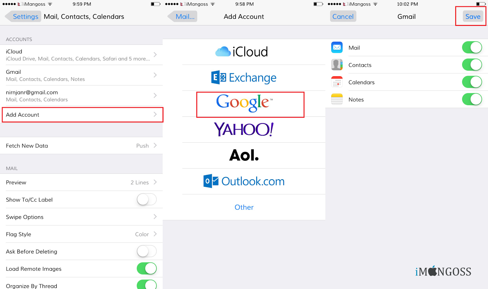 How to create Multiple Gmail Accounts on iPhone, iPad and.
