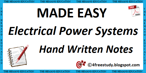 PDF GATE Class Notes Electrical Engineering Download Now