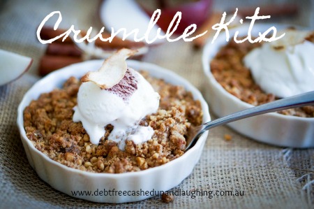 Cath's Crumble Kits also found in the Cheapskates Club Recipe File Desserts Click through for more crumble kit ideas