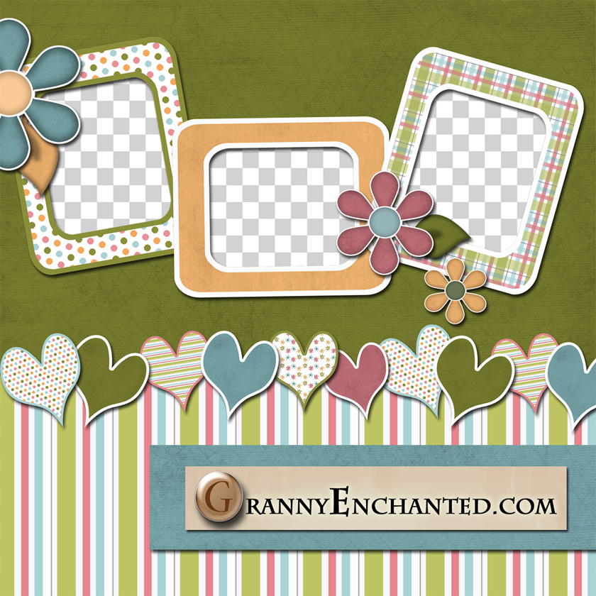 Granny Enchanted's Paper Directory Free "Fresh" Digital Scrapbook