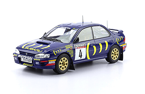 coleccion autos de rally 1:24 salvat argentina, Subaru Impreza 555 1:24