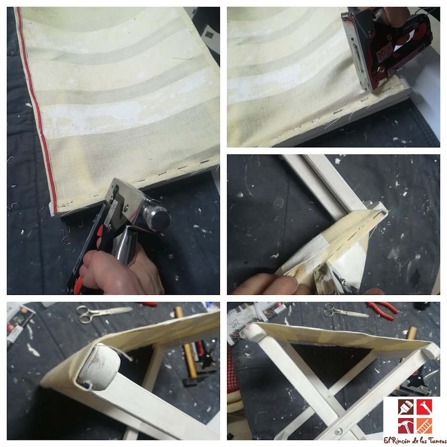 tunear taburete plegable