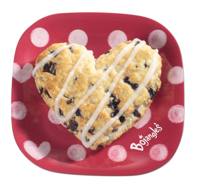 Bojangles Back HeartShaped BoBerry Biscuits for Valentine's