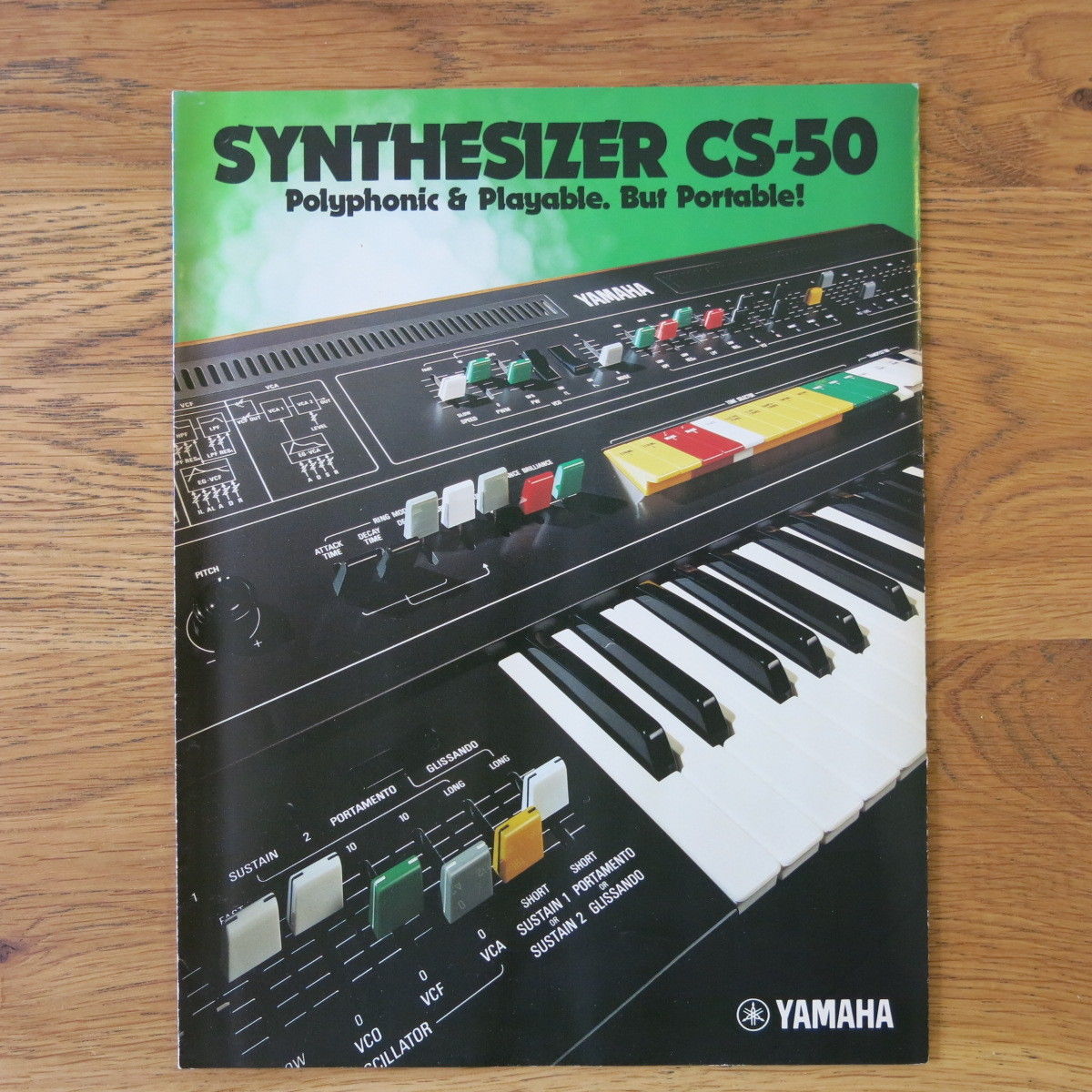 MATRIXSYNTH Yamaha CS50 vintage synthesizer brochure
