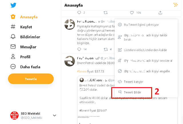 Twitter Spam Hesap Bildirme veya İhlal Bildirme