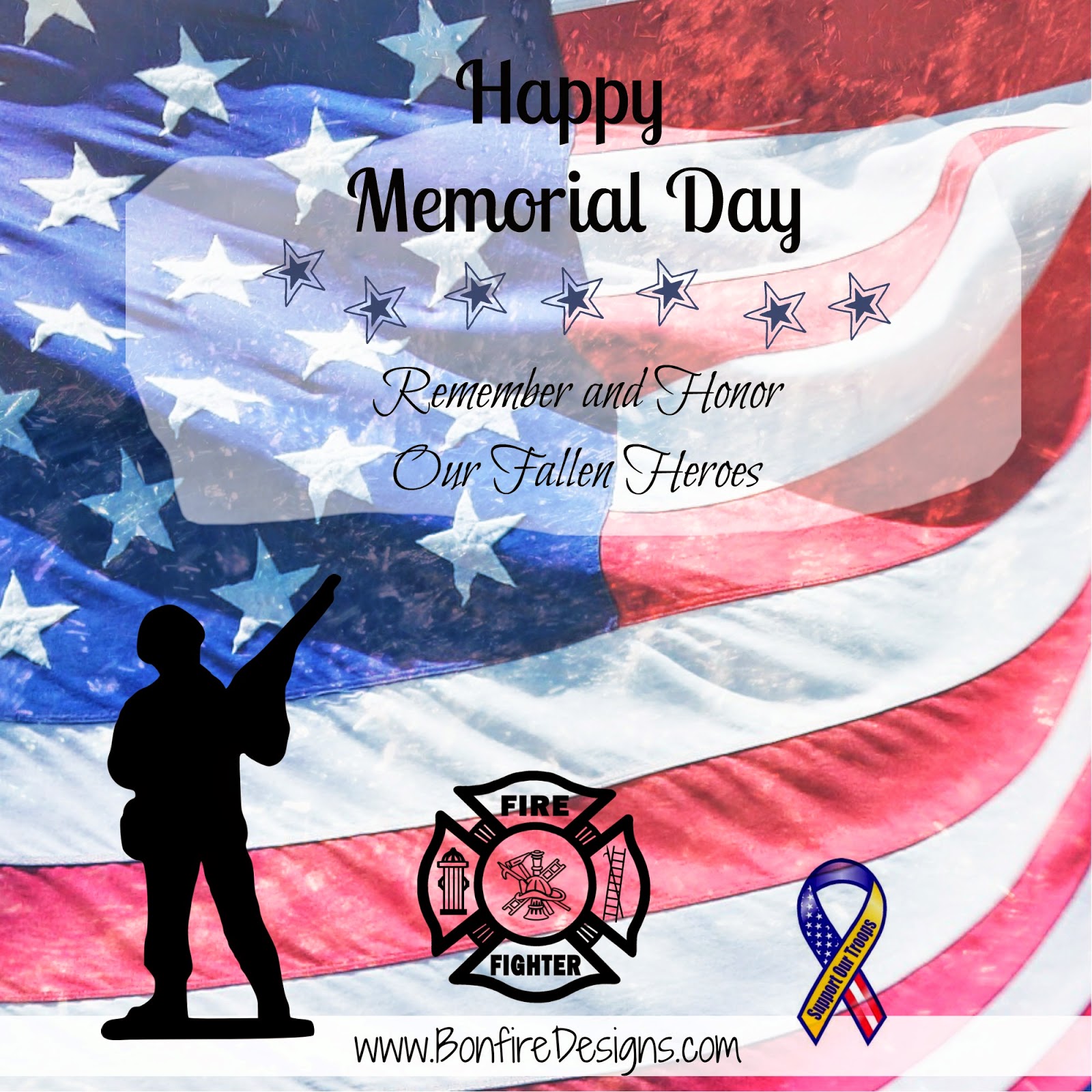 Memorial Day Firefighters Honor Our Military
