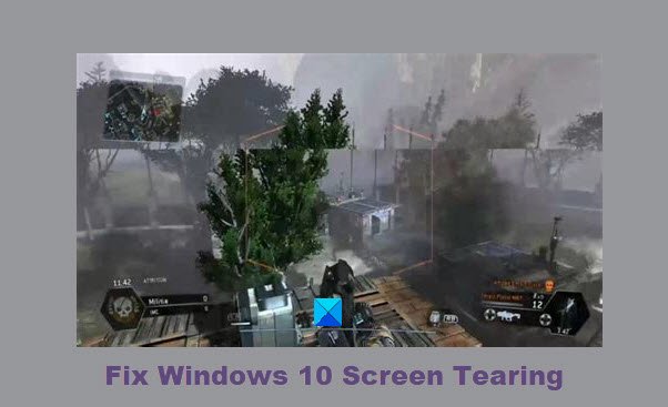 การฉีกขาดของหน้าจอ Windows 10