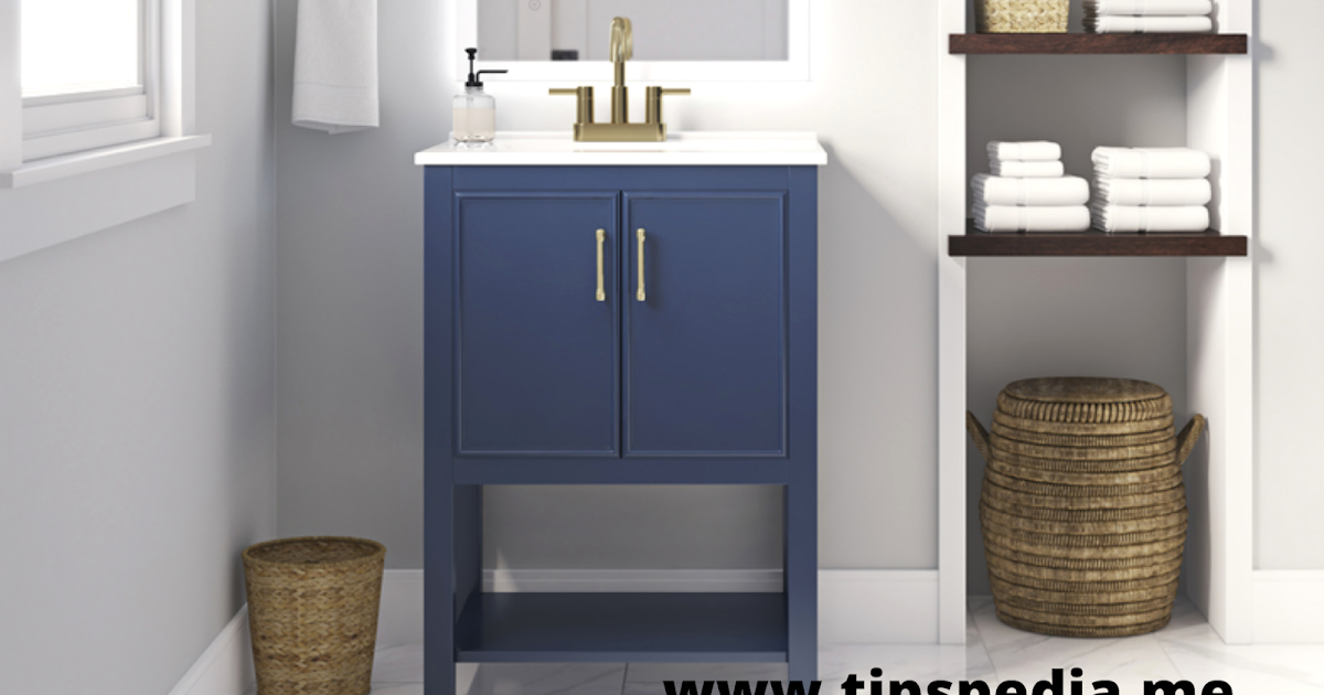 Navy Blue Bathroom Vanity 30 Inch Lowes