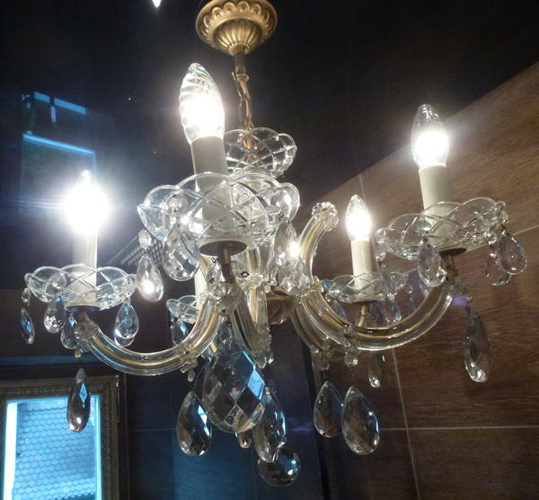 E14 Kerzenfassung 2 Stück - Kronleuchter Fassung Maria Theresia 65mm