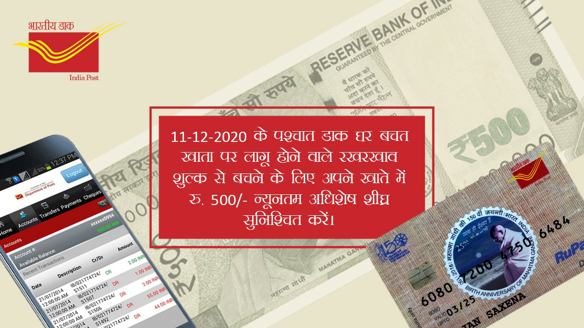 Now Maintaining Minimum Balance In Post Office Savings Account Is Mandatory