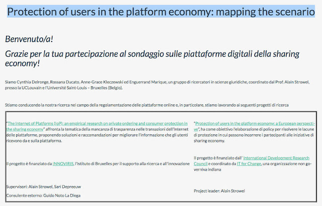 survey platform sharing economy