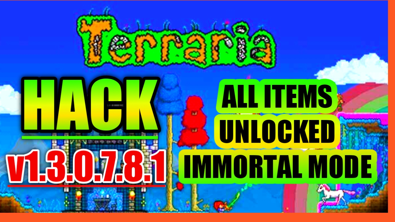 Terraria Mod Apk v1.3.0.7.8.1 (Unlimited Items Unlocked,Immortal Mode