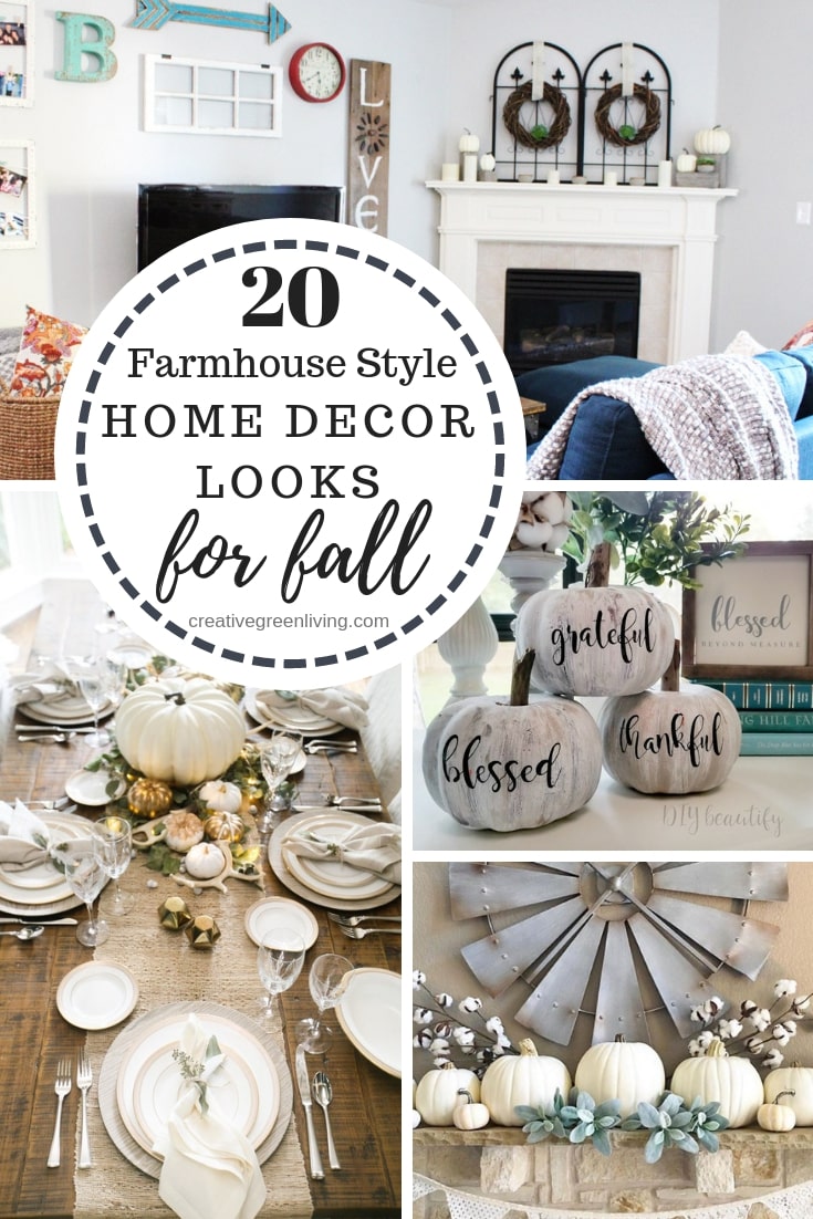 20 Dreamy Farmhouse Style Fall Decor Ideas Creative Green Living