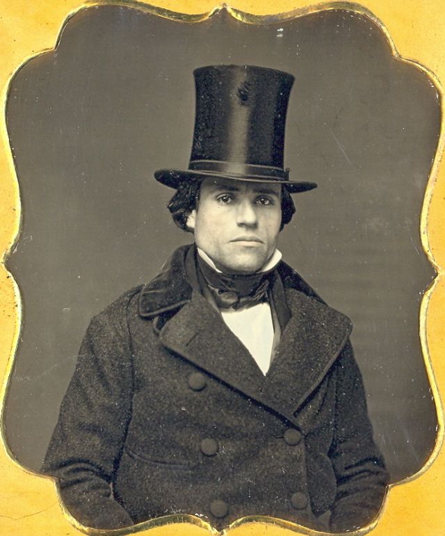 Cool Photos Show Hat Styles For Men in the Mid19th Century Vintage