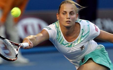 Plays Righthanded twohanded backhand Status Pro 1998 Jelena Dokic