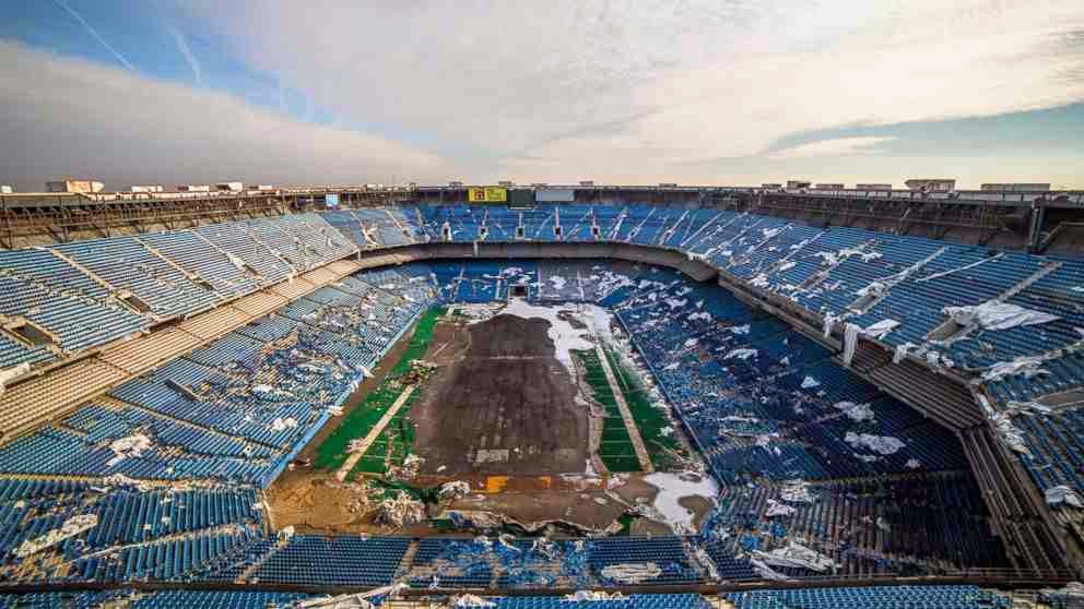 Abandoned Places Shocking story of an Abandoned Football Stadium 7