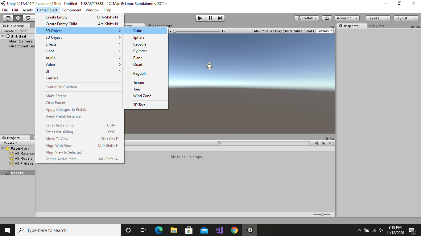 Tutorial Translate dan Raycast Unity