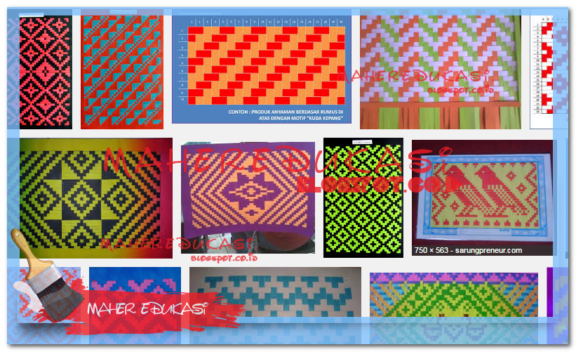 CARA MEMBUAT ANYAMAN DARI KERTAS Maher Edukasi