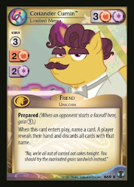 My Little Pony Coriander Cumin, Limited Menu Defenders of Equestria CCG Card
