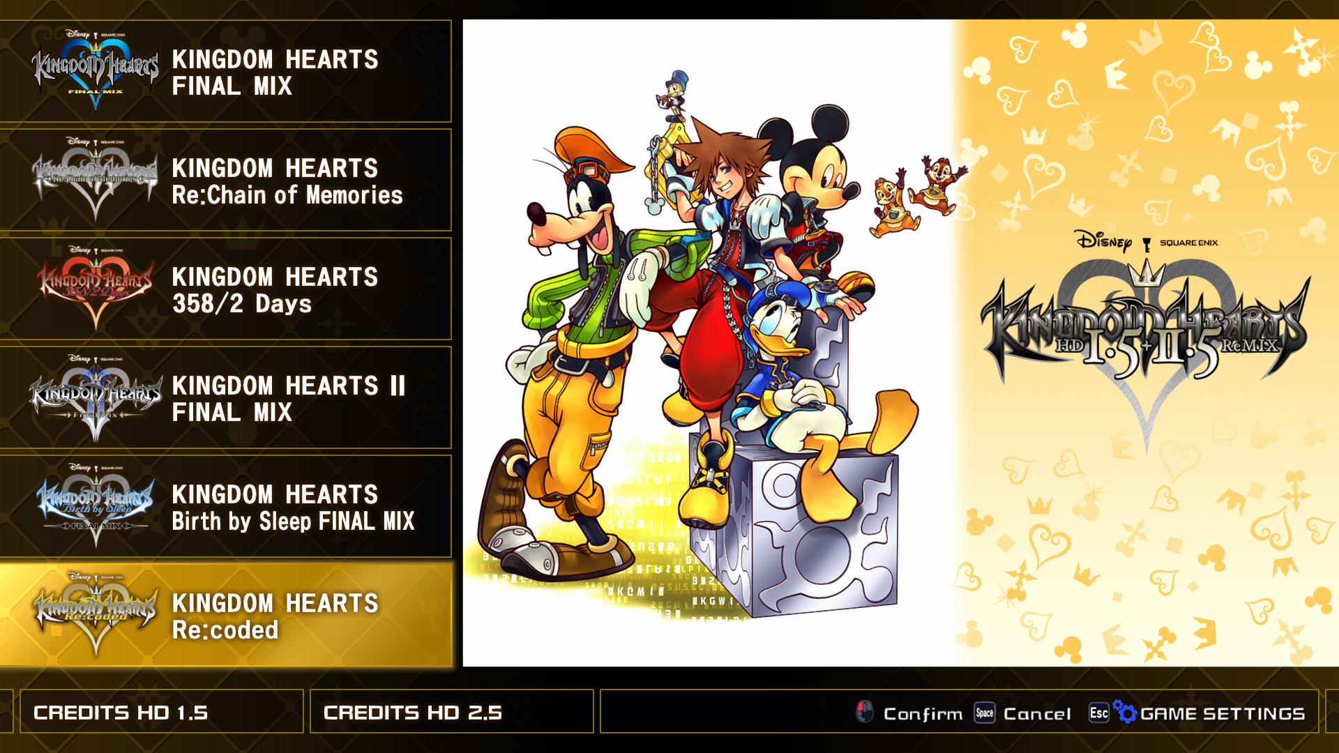 KINGDOM HEARTS HD 1.5 +2.5 ReMIX