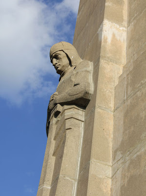 knight statue on the washburn park water tower