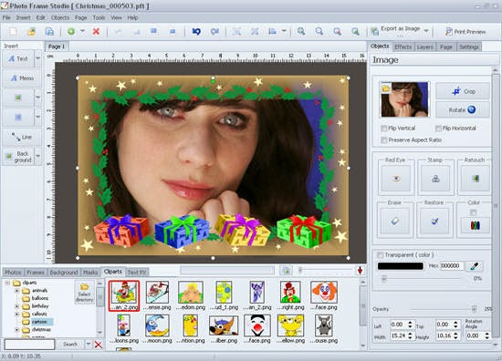 برنامج Mojosoft Photo Frame Studio لاضافة إطارات الصور