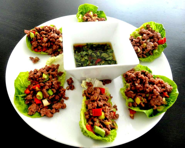 Spicy Beef Lettuce Wraps Recipe